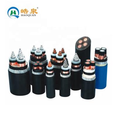 China Environmental Friendly MV 33KV HV Cable 3C Copper Conductor XLPE Armored Insulation Loved Power Cable Copper Cable for sale