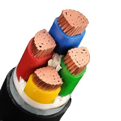 China NH ZR steel wire 0.6/1kv powder cable 3 core Cu xlpe pvc 120mm2 three phase fireproof armored copper cable price for sale