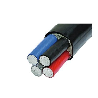 China Flame Retardant Copper Power Cable 4 Core 25mm 70mm 16mm Armored SWA Cable Price for sale