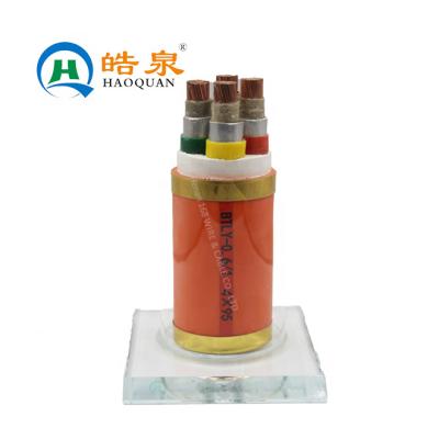 China Wholesale High Temperature Resistance Flame Retardant Explosion Proof Flame Retardant Mineral Insulated Electricity Copper Power Cable Bttz 4x95mm2 for sale