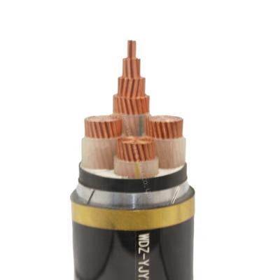 China Underground Low Smoke Halogen Free Multicore Power Cable Copper Wire PVC Insulated Cable Cable 1,2,3,4,5 Cores for sale