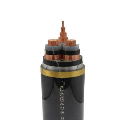 China Environmental Protection 1-5 Conductor Copper Underground PVC Insulated Low Voltage Halogen Free Wire And Cable for sale