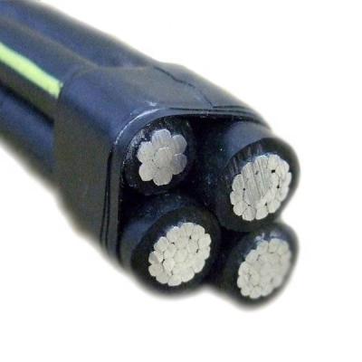 China Aerial Duplex Triplex Service Quadruplex Aluminum Drop Cable for sale