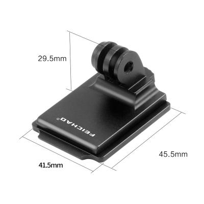 China Action Camera Upgraded Action Camera Helmet Mount Bracket Bracket Helmet Base Mount for sale