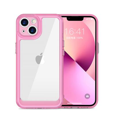 China X-Space Shockproof Case IVYMAX Acrylic Rock Clear Designed Case For iPhone 13 Cell Phone Shockproof Protective Case for sale