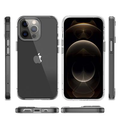 China IVYMAX Shockproof Crystal Clear Non Yellowing Slim Transparent Compatible For iPhone 12 Pro Case for sale