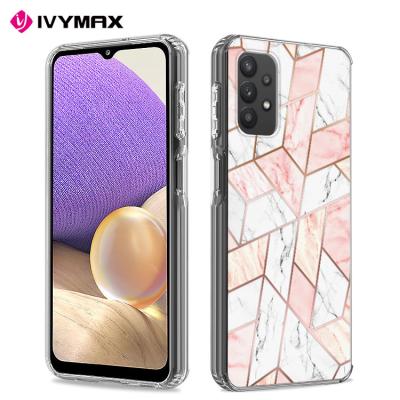 China Pattern IMD Scratch Resistance Texture Thin Flexible Case Anti Scratch Protective Design Pink Marble TPU Anti Scratch For SAMSUNG A32 5G for sale