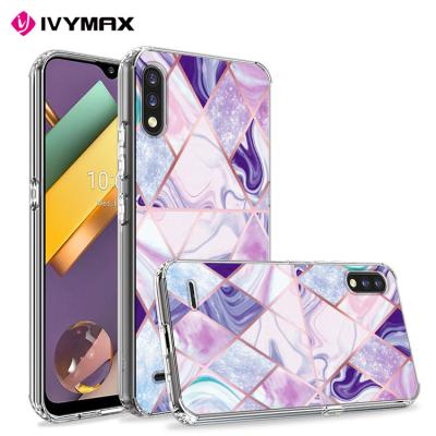 China Scratch Resistance IVYMAX Marble IMD Series Case For K22+ Slim Full-Body Stylish Protective IML Phone Covers For LG K22 K32 for sale