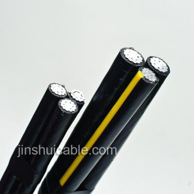 China OVERHEAD Construction 600V XLPE CABLE 4x35mm2 4X50mm2 4x70mm2 Aluminum Cable for sale