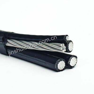 China ABC Aerial Professional Cable , Aerial Bundle Cable With PVC Insulation for sale