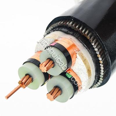 China Power Plant XLPE Insulation PVC Jacket High Voltage Power Cable for sale