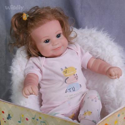 China DIY TOY Witdiy /Maddie 18.9 Inch/48cm/reborn baby dolls/realistic girl curly hair for sale