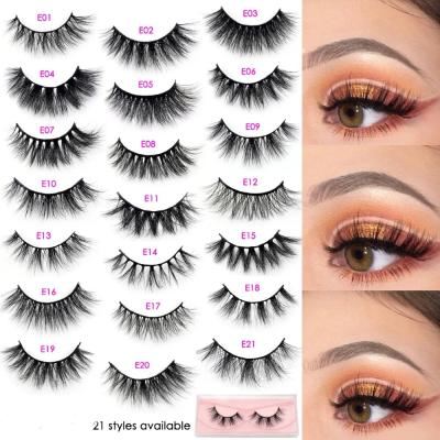 China Thick Eyelash Vendor Customized Boxes Bulk 3d Mink Lashes3D Wholesale 18mm 20mm 25mm Mink Eyelashes Private Label Vendor à venda