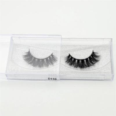 China Wholesale Real Fur100% Real Mink Strip 3D Mink Lashes Vendor Eyelashes 3d Mink Fur D110 Cilios for sale