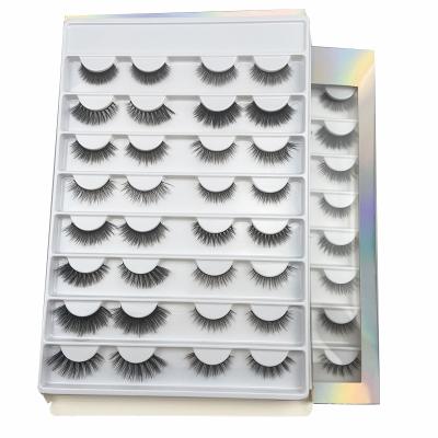 China Dramatic Faux Mink Lashes 3D 4D 5D 6D Cilios Fur Wholesale Private Label Faux Mink Eyelashes for sale