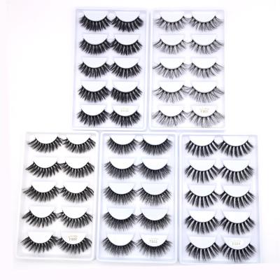 China 100% Handmade Natural False Eyelashes Makeup Cruelty Lash Free Lashes Handmade False Eyelashes 3d Mink for sale