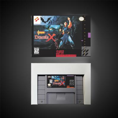 China Castlevania Dracula X - US Version Action Game Cartridge With SNES Game Retail Box For SNES 16 Game Bit Card for sale