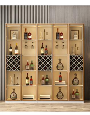 China Adjustable (other) Living room Cabinet Luxury wine cabinet bedroom cabinet furniture for sale