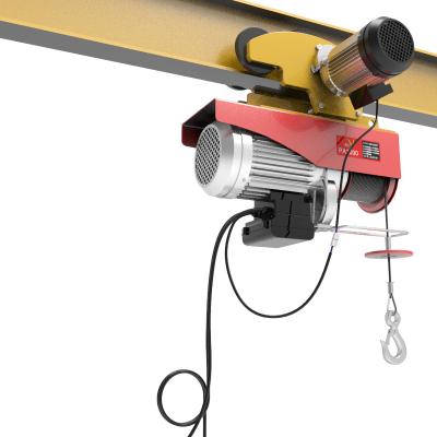 China Hotels Factory Outlet Steel Wire Rope Hoist 500 Winch Decoration Hoist Small Kg 1ton 1.5ton Electric Miniature Electric Hoist for sale