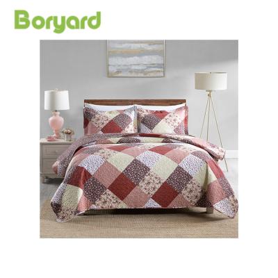 China BORYARD Product Hot Selling Anti-pilling King Size Quilt Printed Down Comforter Set for sale