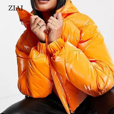 China Wholesale American super short hooded orange jacket fashion warm windproof high quality jacket QUICK DRY QUICK DRY wholesale for sale