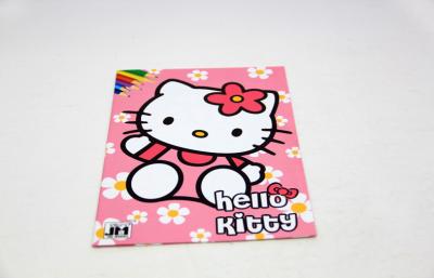 China Hello Kitty-Gestikte de Brochuredruk van het Boekdagboek Zadel Niet-toxisch voor Studenten 300gsm Te koop