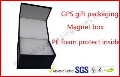 China Magnetic Gift Boxes Packing for GPS , Foam Protect Inside for Mobile Tools for sale