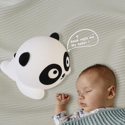 China Factory Best Selling Modern Panda Silicone USB Color Shooting Night Light Fancy Filling Fancy Wholesale for sale