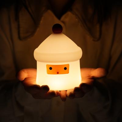 China Modern Cute Table Lamp Kids Night Light Small Led Lights For Custom Baby Christmas Light Pattern Lamp Rooms Silicone Cute Lamp for sale