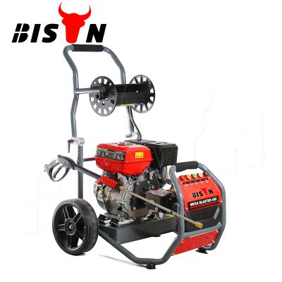 China Hotels Bison China Electric Pressure Washer 250Bar 9HP Hot Water Car Washer Pressure for sale