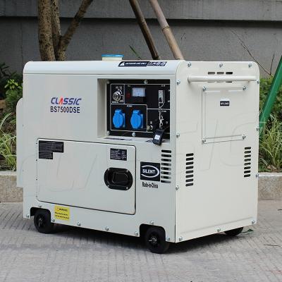 China Bison China Diesel Generator 6000w Silent Diesel Self Start Diesel Generator BS8500DSE for sale