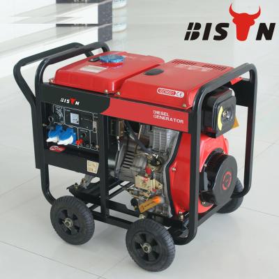 China Small Generator Provide Electric Power For Home Use BISON Diesel Generator Price (CHINA) Welding Open Type for sale