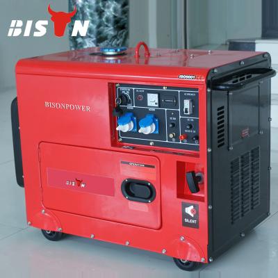 China Bison China Manufacturer Generator 5kva 5kva Diesel Electric Generator Price BS6500DSR for sale