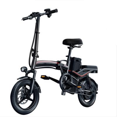 China Folding Urban Bike City Travel City Electric Bicycle 48v 14 Inch Scooter Adult Folding Bike for sale