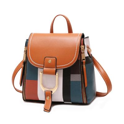 China Custom Logo Ladies Pretty Luxury Bagpack Leather Small Women Waterproof Custom Backpack for sale