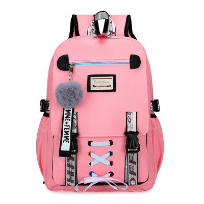 China Large Capacity Anti Theft Anti Theft Bagpack Girls Bags School Bag Backpack For Teenagers for sale