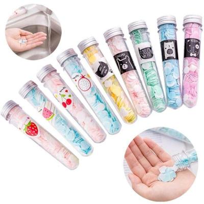 China Disposable Kids Hand Soap Travel Confetti Base Cleaning Flower Covers Hand Wash Paper Soap for sale