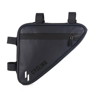 China 2021 Triangle Water Bottle Bag Cycle Bike Frame Saddle Waterproof Front Beam Bag Riding Bags for sale