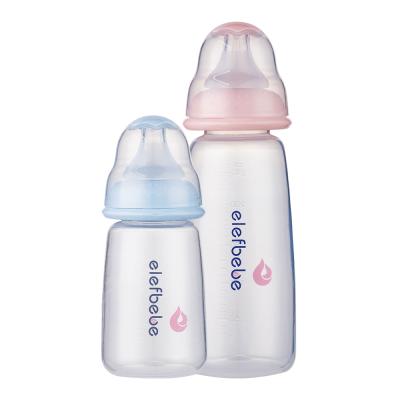 China BPA Free Standard Baby Feeding Bottle Baby Milk Bottle Set Baby Bottle Neck BPA Free PP Feeding Bottle for sale