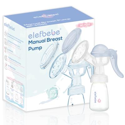 China BPA Free E-commerce Standard Neck Silicone Breastfeeding Milk Pump Manual Breast Pump for sale