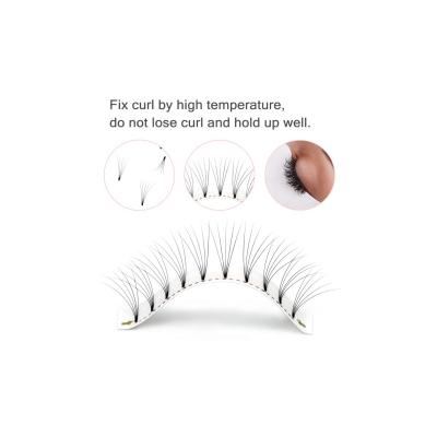 China Natural Soft Mink Pre Made Eyelash Extensions Wholesale Premade Loose Fan Eyelash Extension for sale