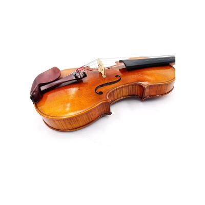 China Nice Spruce Maple Professional 4/4 Flame Advanced Handcrafted Brown Oil Brown Violins String Antique Instruments Violins With Rosin And Case Bow for sale