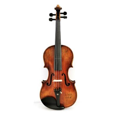 China Flawless Wholesale Professional Music Toy Violin Student 4/4 Instrument Antique Violin for sale