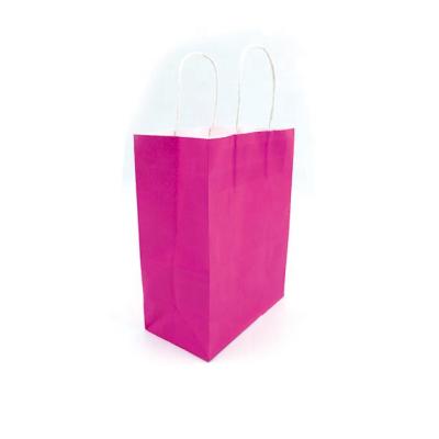 China Recyclable Paper Bag Tote Shopping Paper Bag With Handle Clothes Packing Paper Bags for sale