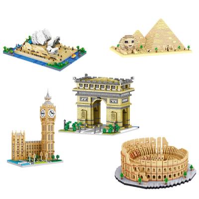 China Micro Block Set Set Building Block Style Multi City Micro Block Set Set DIY Model Educational Toys Sydney Opera House for sale