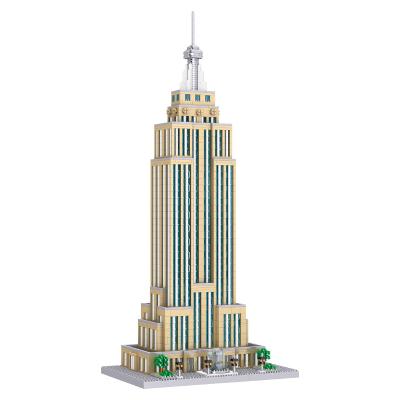 China 3D Model Set Toys Building Blocks Urban Series The Empire State Building 3D Model Set Plastic Toys 3819PCS for sale