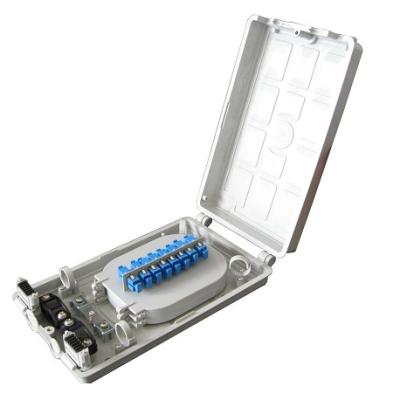 China 12 / 24 Splitter Fiber Optic Termination Box Desk Or Wall Mounting Type for sale