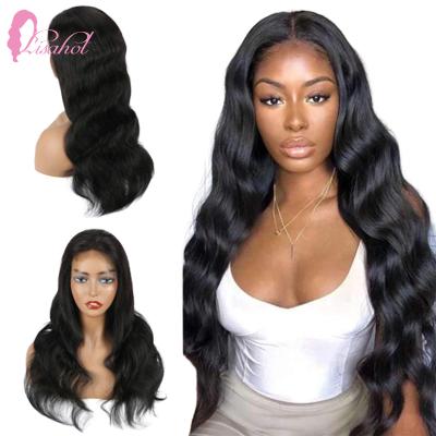 China Lisa Wholesale Hair Vendors 100% Brazilian Body Wave 4x4 Lace Wigs Full Body Wave Wigs for sale