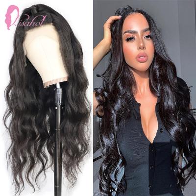 China Body Wave Lisa 13*4 Fashion Human Hair Lace Front Wig With Body Wave Hair For Black Women for sale