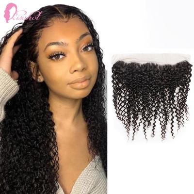 China Curly Curl LISAHOT 7A-12A Grade Pre Plucked Curly Lace Front Human Hair Hd Brazilian Curly Full Lace Front Wigs For Black Women for sale